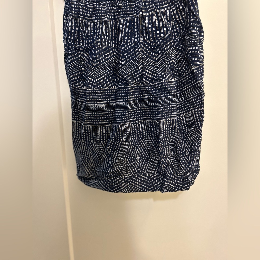 NWT RVCA Nolan Navy Blue Print Dress - Picture 5 of 11